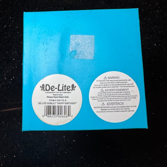 Hand Painted Happy Birthday Wine Glass by De-Lite - Picture 13 of 13